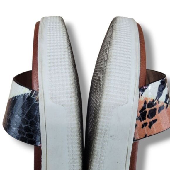 MIA Shoes Size 11 US Women's MIA Ellen Platform Sandals Ankle Strap Animal Print - Picture 5 of 10